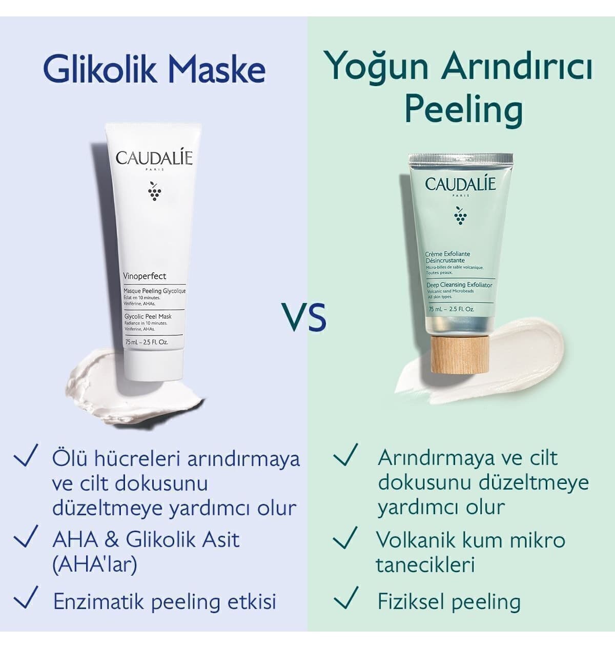 ماسک صورت Caudalie مدل Vinoperfect Glikolik با حجم 75 ml ماسک صورت Caudalie مدل Vinoperfect Glikolik با حجم 75 ml