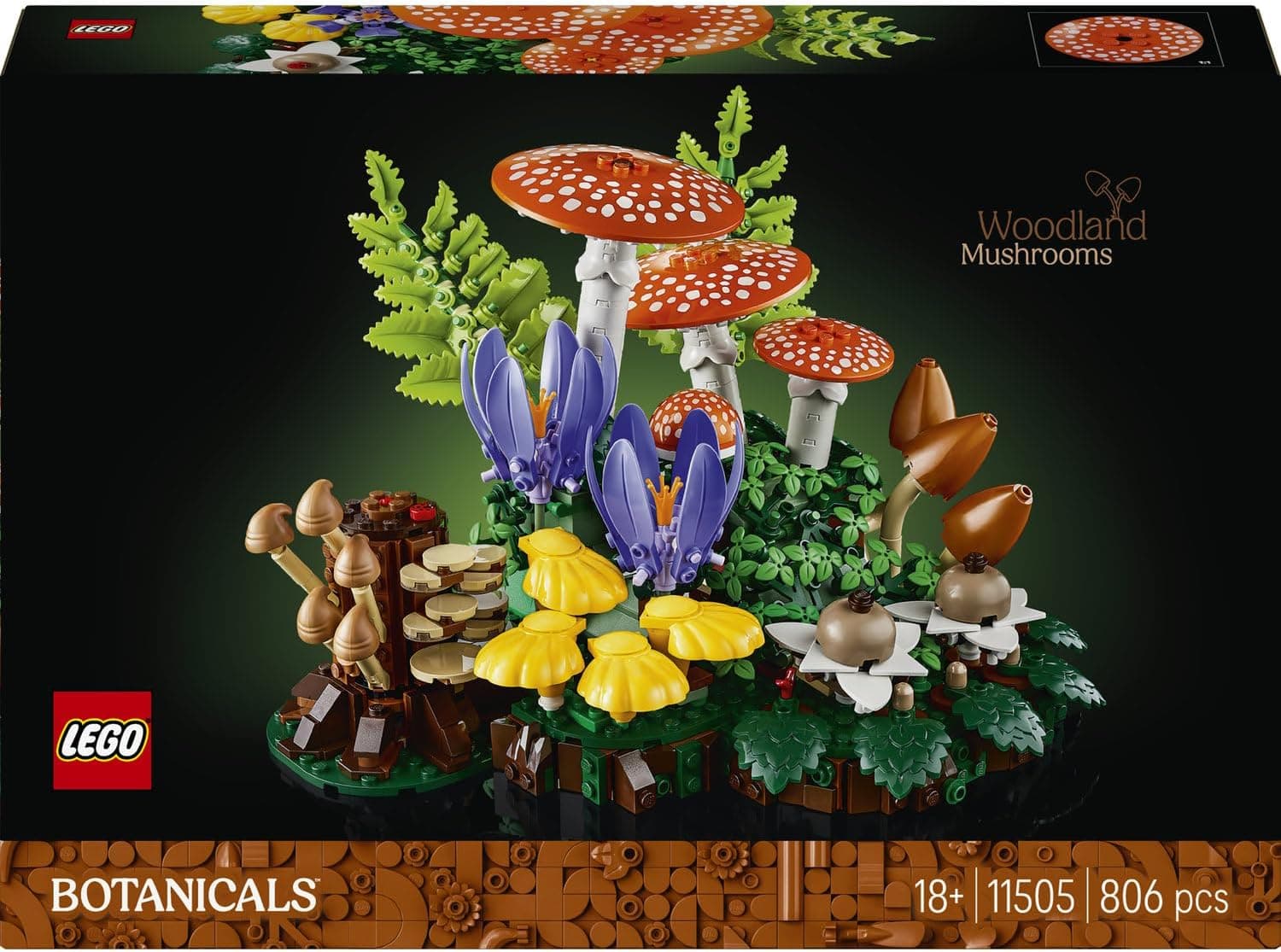 لگو Botanicals قارچهای جنگلی مدل 11505 لگو Botanicals قارچهای جنگلی مدل 11505