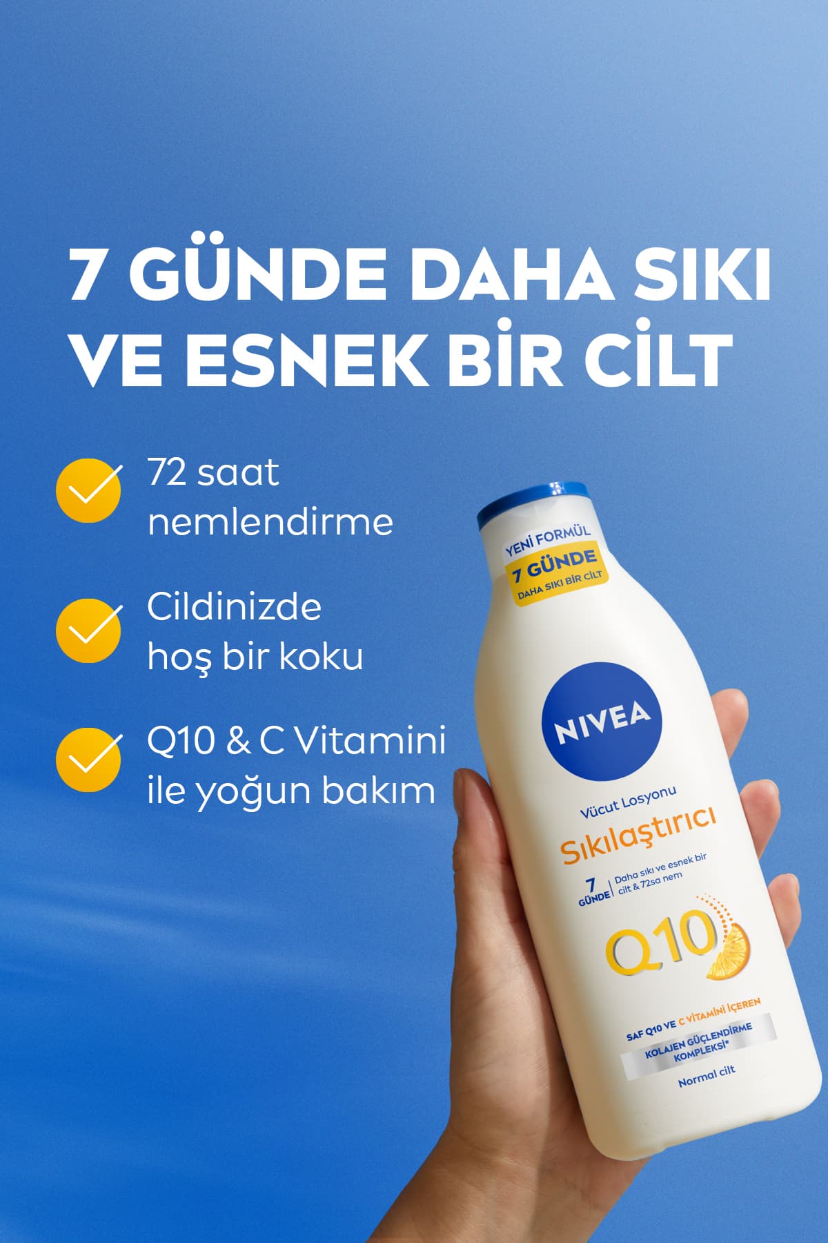 شیر مراقبت بدن و لوسیون بدن سفتکننده NIVEA Q10 حاوی ویتامین C، 400ml و 250ml شیر مراقبت بدن و لوسیون بدن سفتکننده NIVEA Q10 حاوی ویتامین C، 400ml و 250ml