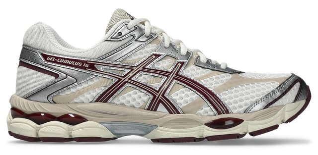کتانی یونیسکس Asics سفید و بلغوری مدل GEL-CUMULUS 16 1203A733-104 کتانی یونیسکس Asics سفید و بلغوری مدل GEL-CUMULUS 16 1203A733-104