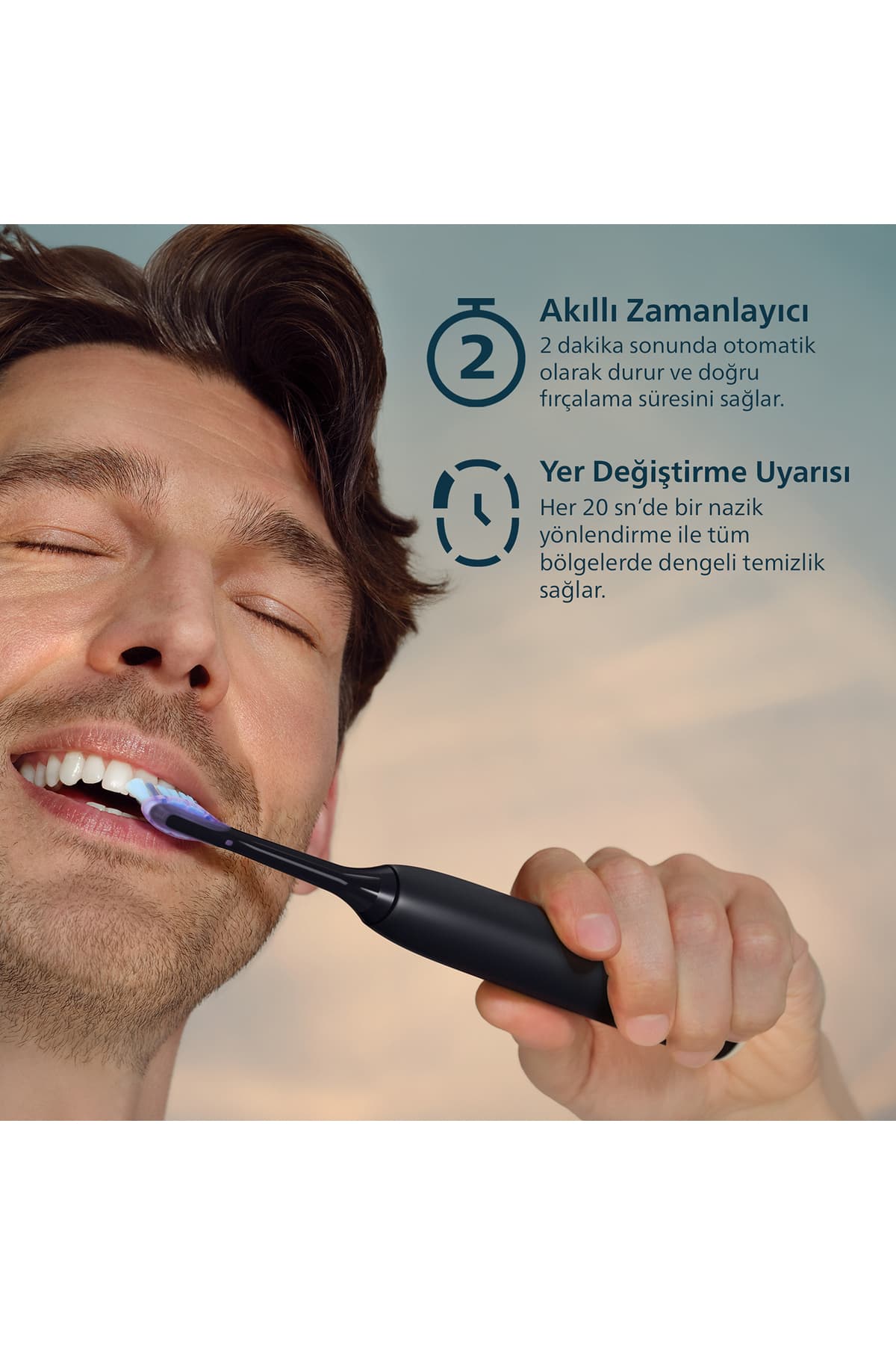 مسواک برقی Philips Sonicare 7100، 12 حالت، حسگر فشار نوری، محفظه سفر شارژی، مشکی مدل HX7421/01 مسواک برقی Philips Sonicare 7100، 12 حالت، حسگر فشار نوری، محفظه سفر شارژی، مشکی مدل HX7421/01