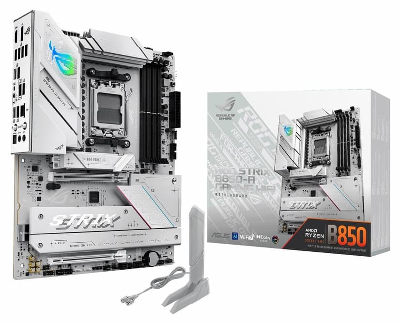 مادربورد ASUS ROG Strix گیمینگ WiFi DDR5 سوکت AM5 مدل B850-A مادربورد ASUS ROG Strix گیمینگ WiFi DDR5 سوکت AM5 مدل B850-A