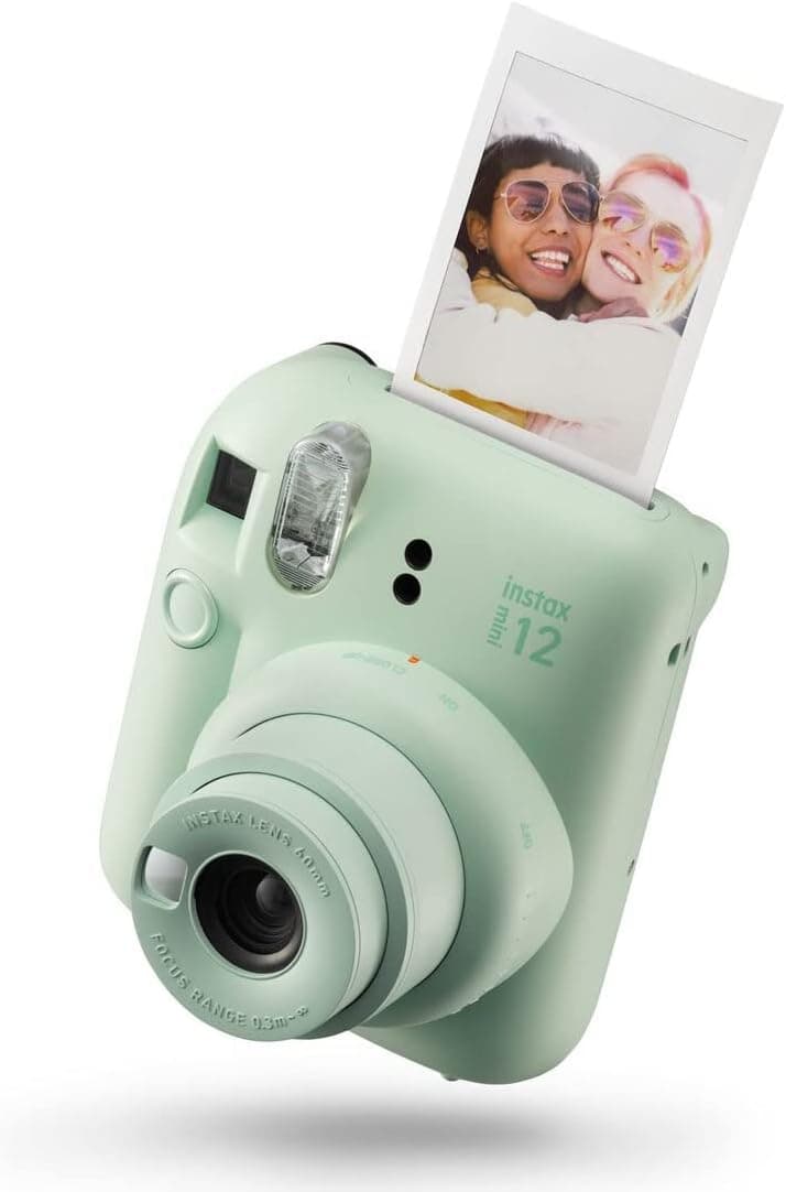 دوربین فوری instax Fujifilm سبز نعنایی با بسته فیلم 40 شاتی مدل Mini 12 دوربین فوری instax Fujifilm سبز نعنایی با بسته فیلم 40 شاتی مدل Mini 12