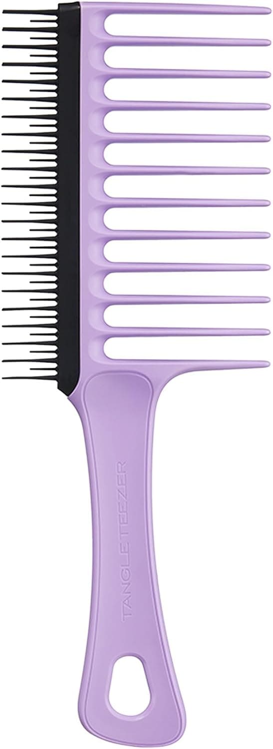 شانه موی برای موهای فرفری Tangle Teezer دندانه پهن یاسی شانه موی برای موهای فرفری Tangle Teezer دندانه پهن یاسی