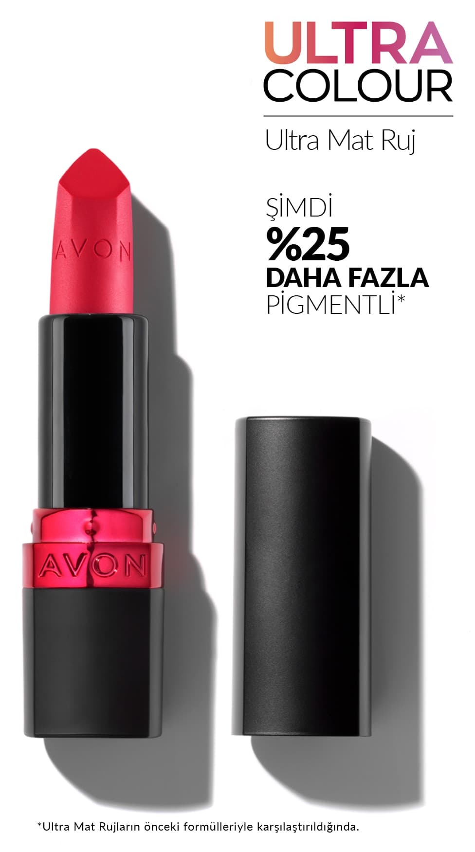 رژ لب Avon Ultra Mat مدل Ruby Kiss رژ لب Avon Ultra Mat مدل Ruby Kiss