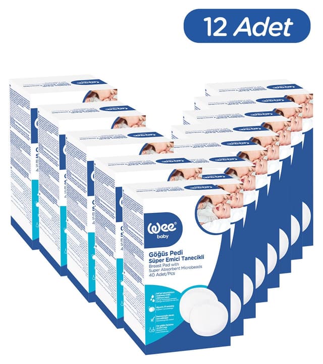 پد سینه Wee Baby کلاسیک چسبی 480 عدد (40x12) پد سینه Wee Baby کلاسیک چسبی 480 عدد (40x12)