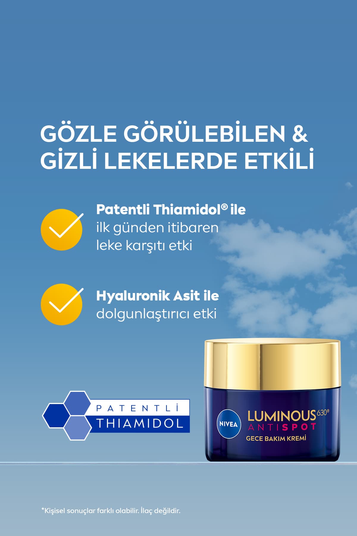 سرم صورت 30ml و کرم شب صورت 50ml NIVEA Luminous630 ضد لک برای پوستهای لکدار سرم صورت 30ml و کرم شب صورت 50ml NIVEA Luminous630 ضد لک برای پوستهای لکدار