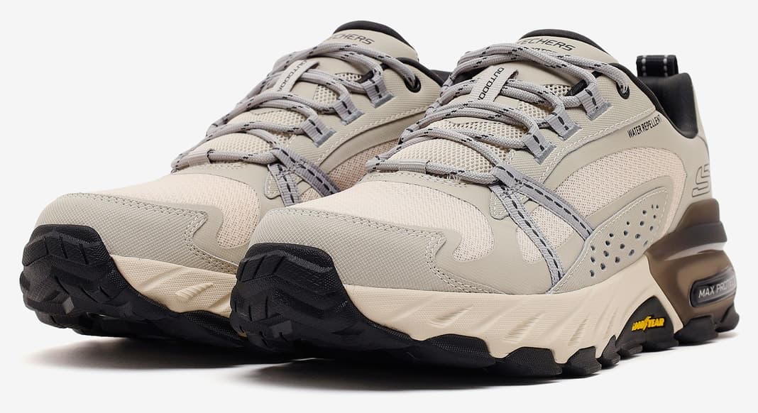 کفش مردانه Skechers فضای باز رنگ طبیعی MAX PROTECT مدل 237303 NAT کفش مردانه Skechers فضای باز رنگ طبیعی MAX PROTECT مدل 237303 NAT