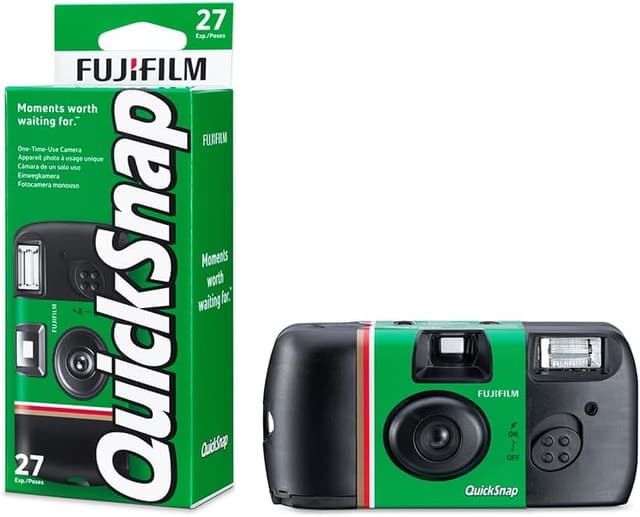 دوربین یکبار مصرف Fujifilm QuickSnap Flash 400 با ۲۷ عکس دوربین یکبار مصرف Fujifilm QuickSnap Flash 400 با ۲۷ عکس