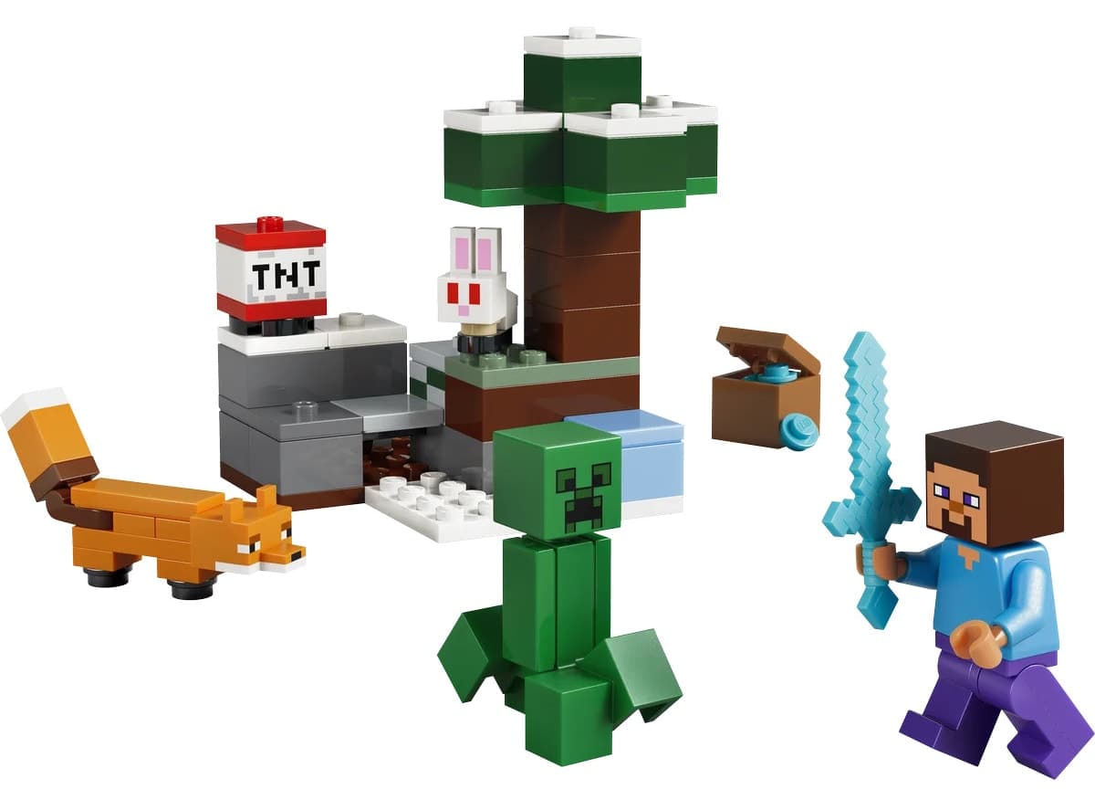 لگو Minecraft Steve ماجراجویی تایگا 79 قطعه مدل 21583 لگو Minecraft Steve ماجراجویی تایگا 79 قطعه مدل 21583