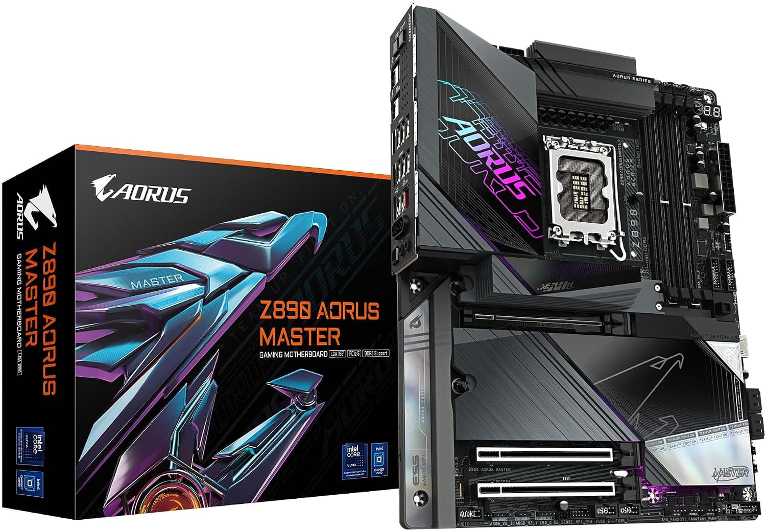 مادربرد GIGABYTE مدل Z890 AORUS PRO ICE سوکت LGA1851 ATX اینتل مادربرد GIGABYTE مدل Z890 AORUS PRO ICE سوکت LGA1851 ATX اینتل
