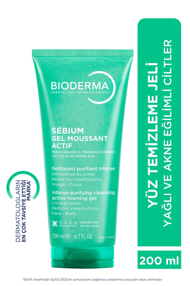 ژل شوینده کفکننده پوست چرب و مستعد آکنه Bioderma Sebium حاوی اسید گلیکولیک 200ml ژل شوینده کفکننده پوست چرب و مستعد آکنه Bioderma Sebium حاوی اسید گلیکولیک 200ml