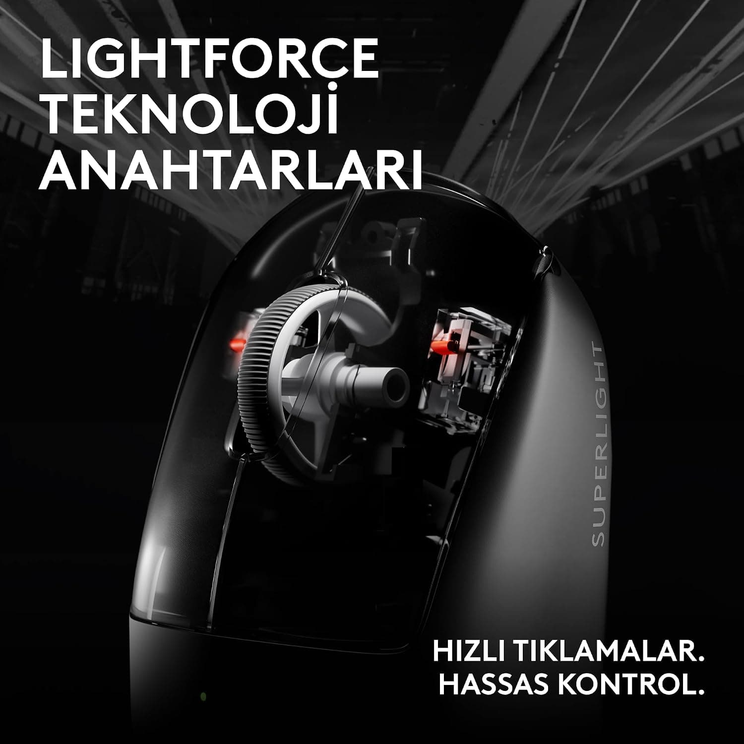 ماوس گیمینگ بیسیم Logitech G PRO X Superlight 2C سبک با حسگر Hero 2 و 44.000 DPI مشکی ماوس گیمینگ بیسیم Logitech G PRO X Superlight 2C سبک با حسگر Hero 2 و 44.000 DPI مشکی