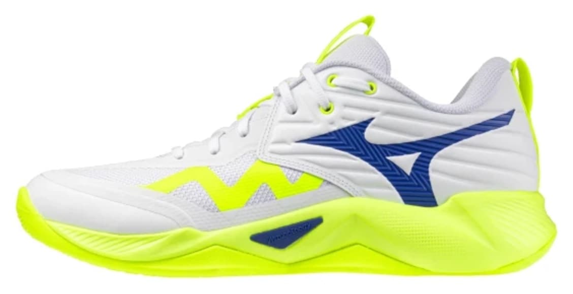 کفش والیبال یونیسکس Mizuno Wave Momentum Pro سفید / زرد کفش والیبال یونیسکس Mizuno Wave Momentum Pro سفید / زرد