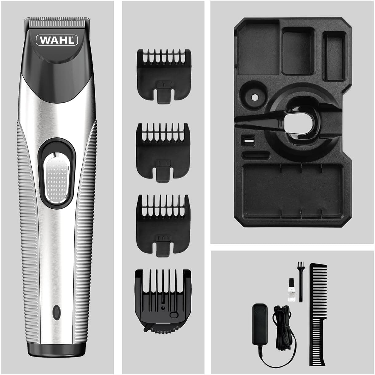ماشین اصلاح ریش مردانه Wahl شارژی بیسیم 13 طول برش 0.5-11 mm مدل 09891-017 ماشین اصلاح ریش مردانه Wahl شارژی بیسیم 13 طول برش 0.5-11 mm مدل 09891-017