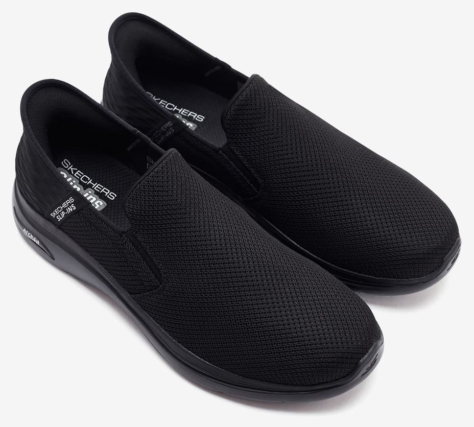 کفش پیادهروی مردانه Skechers GO WALK ARCH FIT 2.0 HANDS FREE 2 مدل 216600 BBK کفش پیادهروی مردانه Skechers GO WALK ARCH FIT 2.0 HANDS FREE 2 مدل 216600 BBK