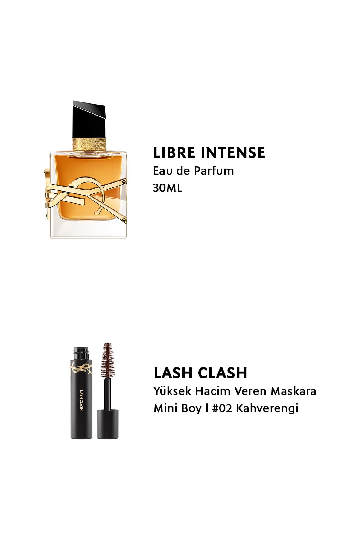 ست عطر و ریمل قهوهای Yves Saint Laurent Libre Intense 30 ml و Lash Clash مدل 7829999999248 ست عطر و ریمل قهوهای Yves Saint Laurent Libre Intense 30 ml و Lash Clash مدل 7829999999248