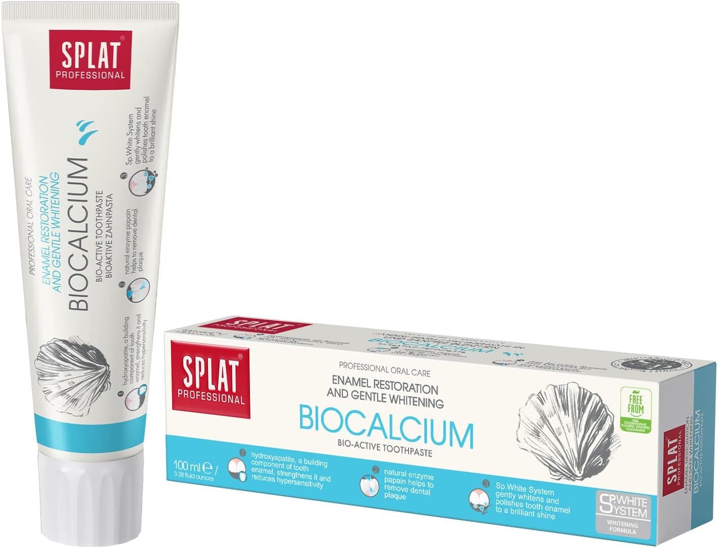 خمیردندان SPLAT بیوکلسیم بدون فلوراید 100 ml خمیردندان SPLAT بیوکلسیم بدون فلوراید 100 ml