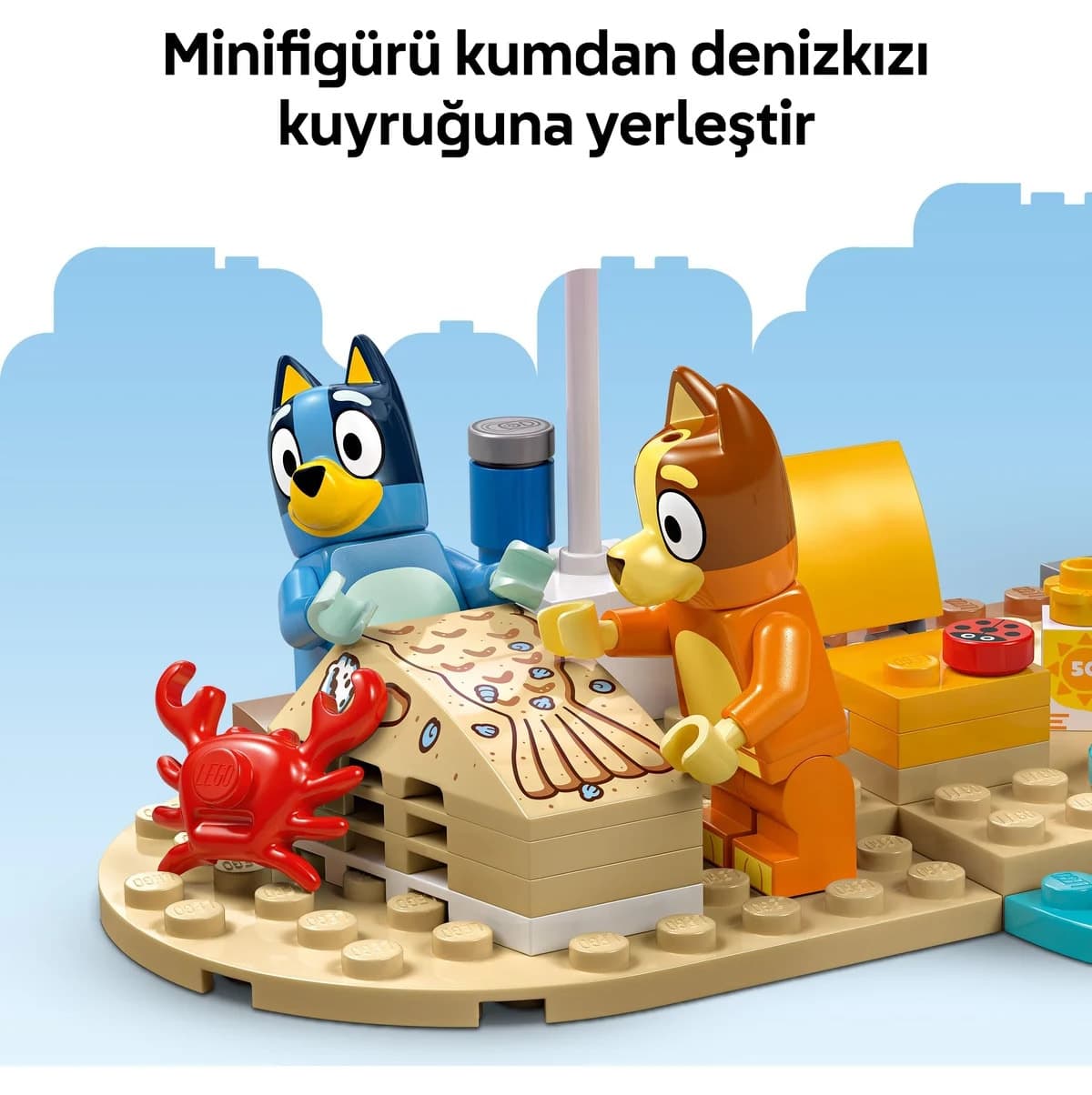 لگو گردش خانوادگی به ساحل Bluey 133 قطعه مدل 11202 لگو گردش خانوادگی به ساحل Bluey 133 قطعه مدل 11202