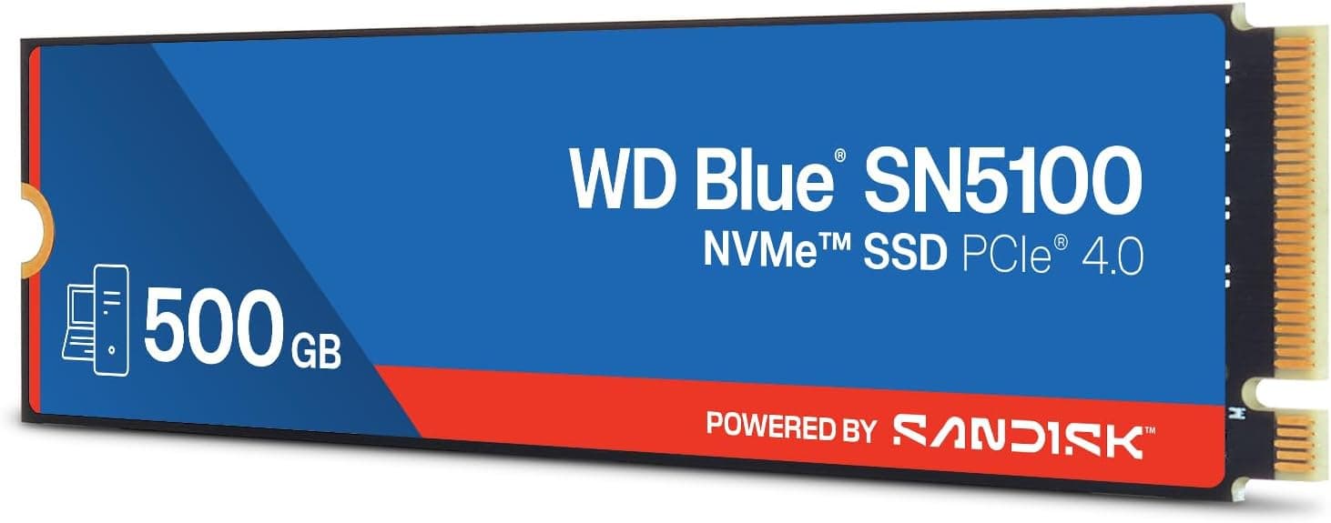 SSD اینترنال 500GB SANDISK WD Blue SN5100 با رابط NVMe مدل WDS500G5B0E SSD اینترنال 500GB SANDISK WD Blue SN5100 با رابط NVMe مدل WDS500G5B0E