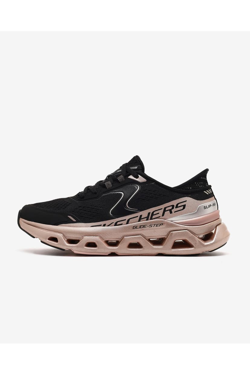 کفش ورزشی زنانه Skechers مشکی/صورتی طلایی GLIDE-STEP ALTUS - STARLIGHT SHINE مدل 150514 BKRG کفش ورزشی زنانه Skechers مشکی/صورتی طلایی GLIDE-STEP ALTUS - STARLIGHT SHINE مدل 150514 BKRG