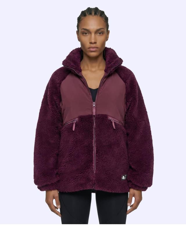 کاپشن زنانه Kappa Authentic Oripro شرپا فیت معمولی زرشکی کاپشن زنانه Kappa Authentic Oripro شرپا فیت معمولی زرشکی