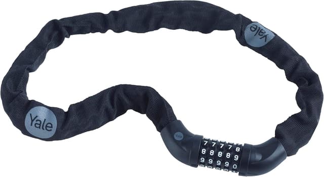 زنجیر امنیتی رمزدار Yale Essential با طول 900 mm، فولاد کربنی و آلیاژ روی، کد ۵ رقمی، مدل YCHC0/6/90/2 زنجیر امنیتی رمزدار Yale Essential با طول 900 mm، فولاد کربنی و آلیاژ روی، کد ۵ رقمی، مدل YCHC0/6/90/2