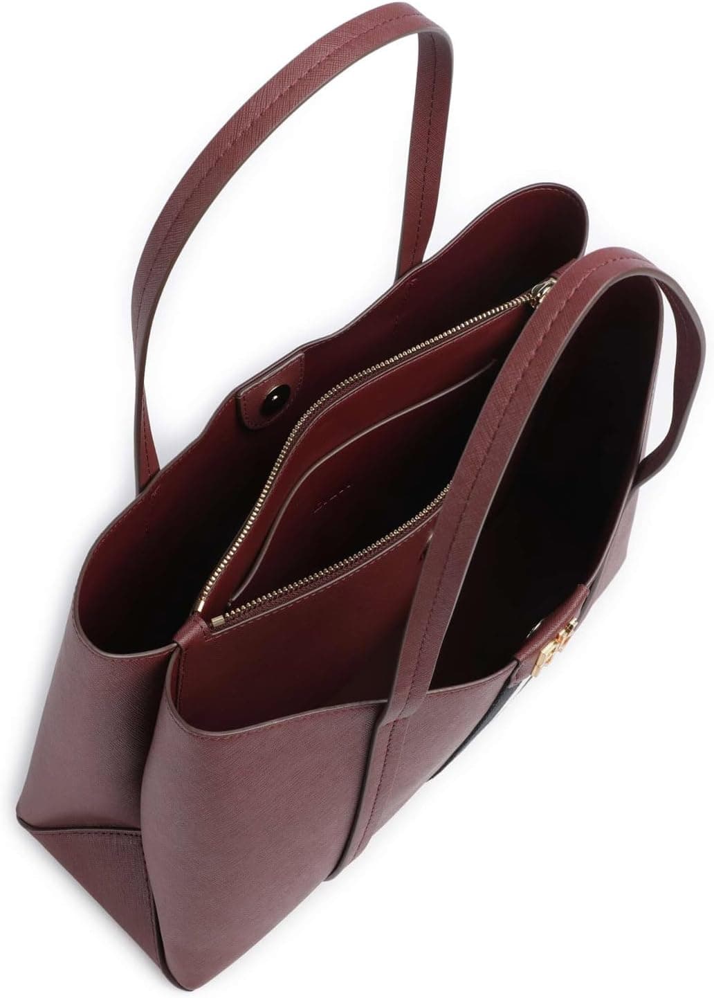 کیف توتی زنانه DKNY استاندارد زرشکی مدل 5003414926 کیف توتی زنانه DKNY استاندارد زرشکی مدل 5003414926