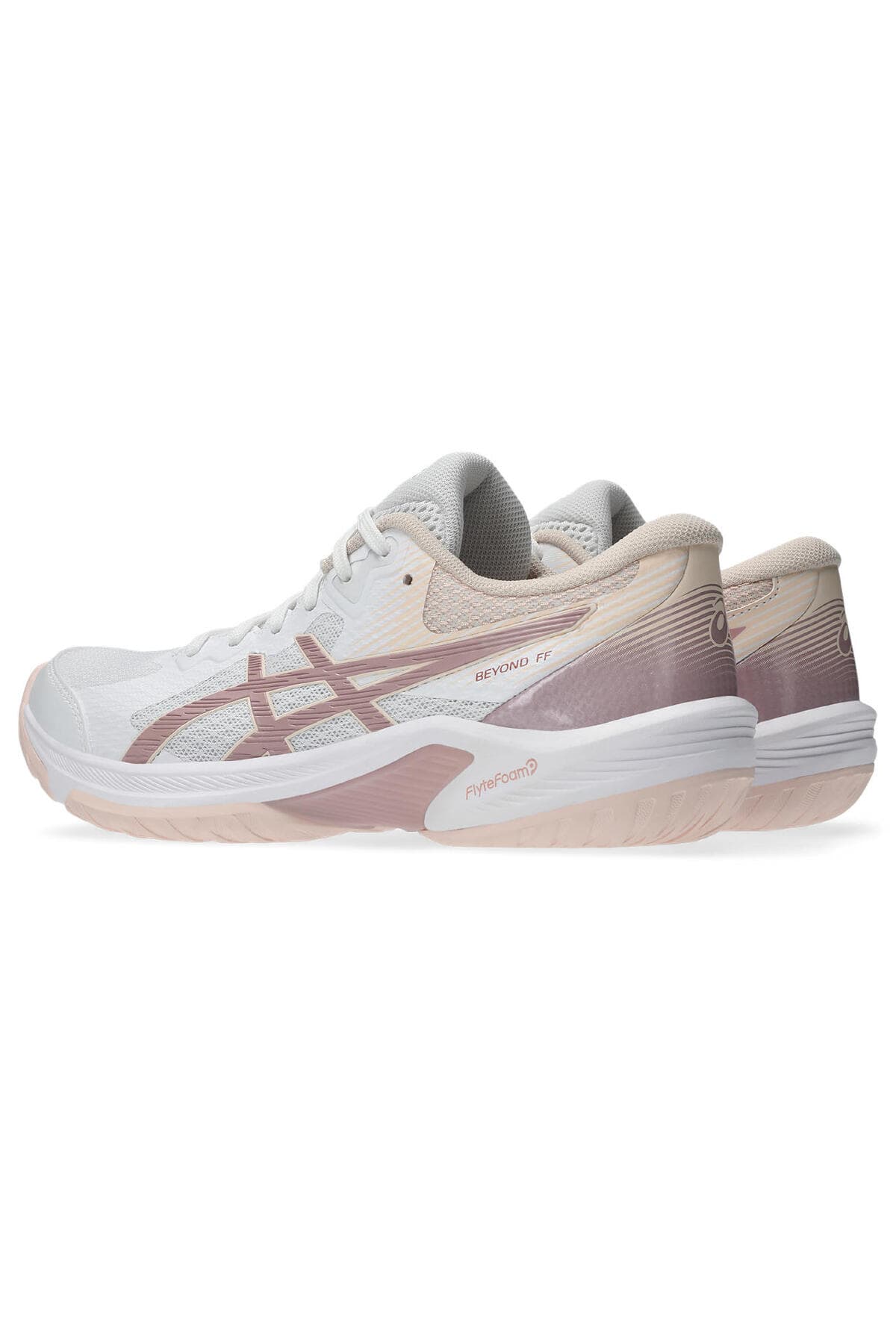 کفش والیبال زنانه Asics BEYOND FF سفید/خاکستری دریاچه مدل 1072A095-107 کفش والیبال زنانه Asics BEYOND FF سفید/خاکستری دریاچه مدل 1072A095-107