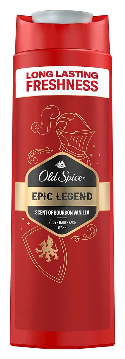ژل دوش و شامپو مردانه Old Spice Epic Legend 400 ml ژل دوش و شامپو مردانه Old Spice Epic Legend 400 ml