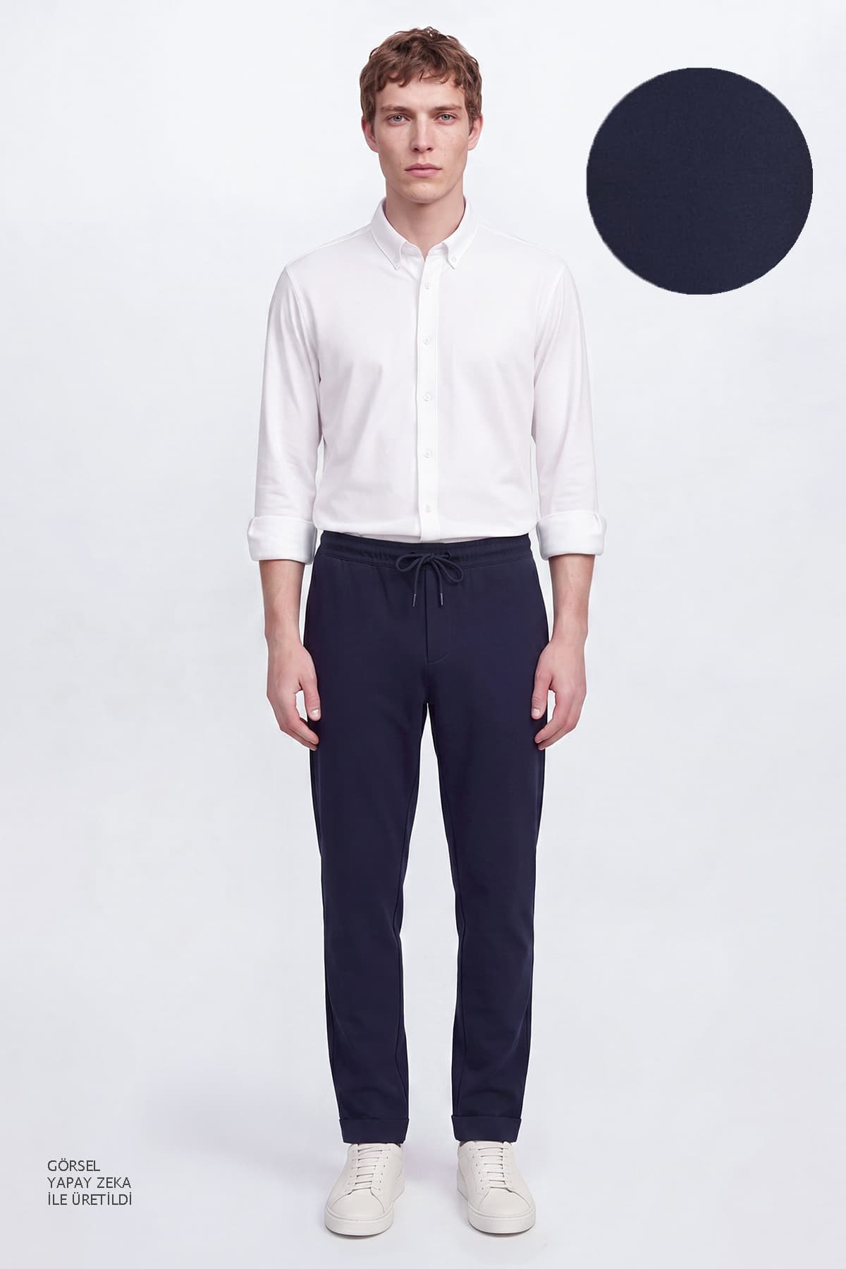 شلوار جاگر مردانه AC&Co / Altınyıldız Classics سرمهای Non-Iron کمربندی اسلیم فیت شلوار جاگر مردانه AC&Co / Altınyıldız Classics سرمهای Non-Iron کمربندی اسلیم فیت