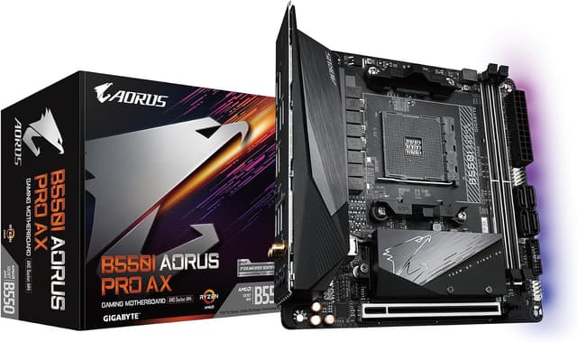 مادربرد GIGABYTE مدل B550I AORUS PRO AX سوکت AM4 Mini-ITX مادربرد GIGABYTE مدل B550I AORUS PRO AX سوکت AM4 Mini-ITX