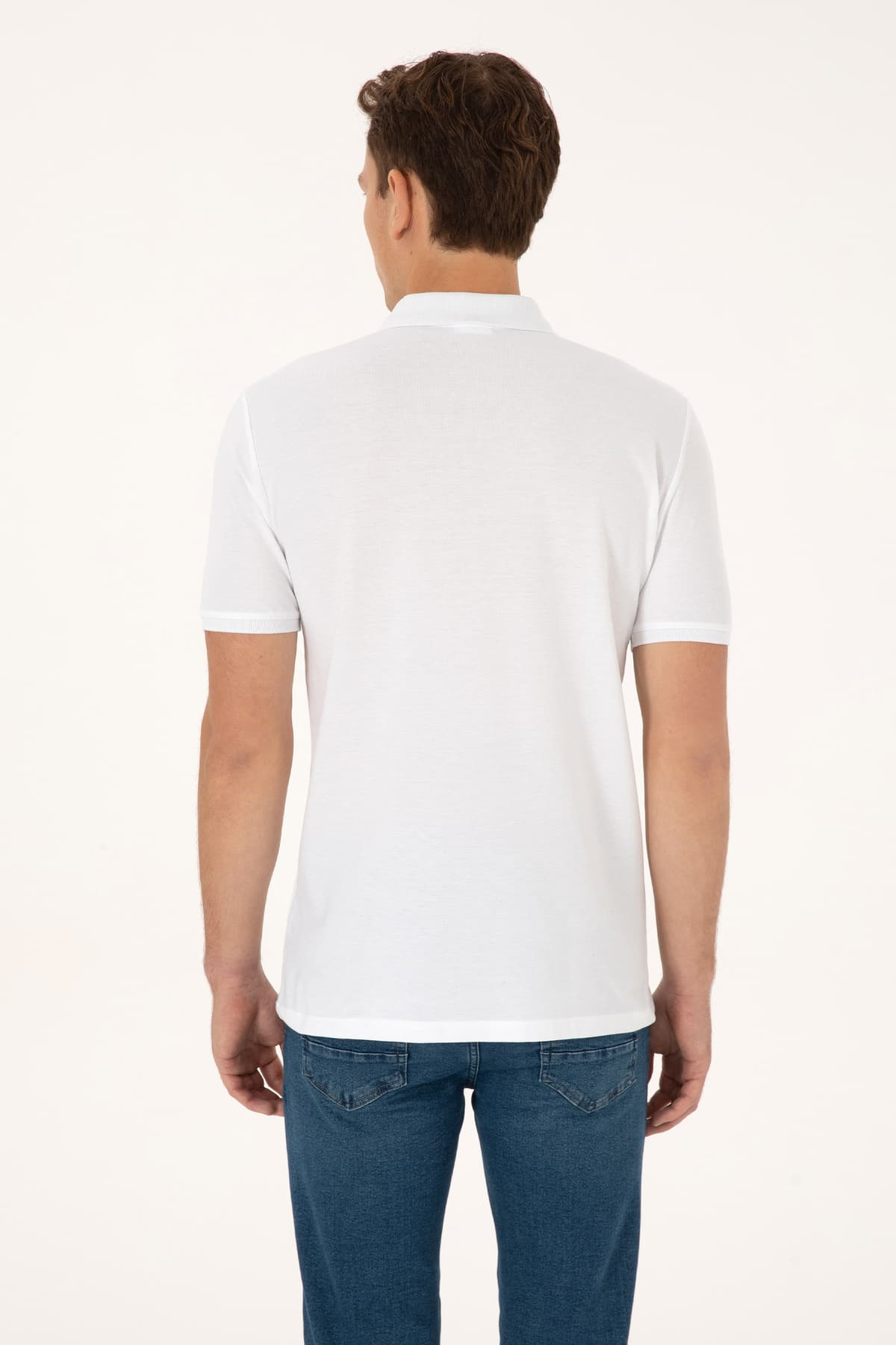 تیشرت مردانه U.S. Polo Assn. فیت معمولی یقه پولو سفید مدل 50324789-VR013 تیشرت مردانه U.S. Polo Assn. فیت معمولی یقه پولو سفید مدل 50324789-VR013