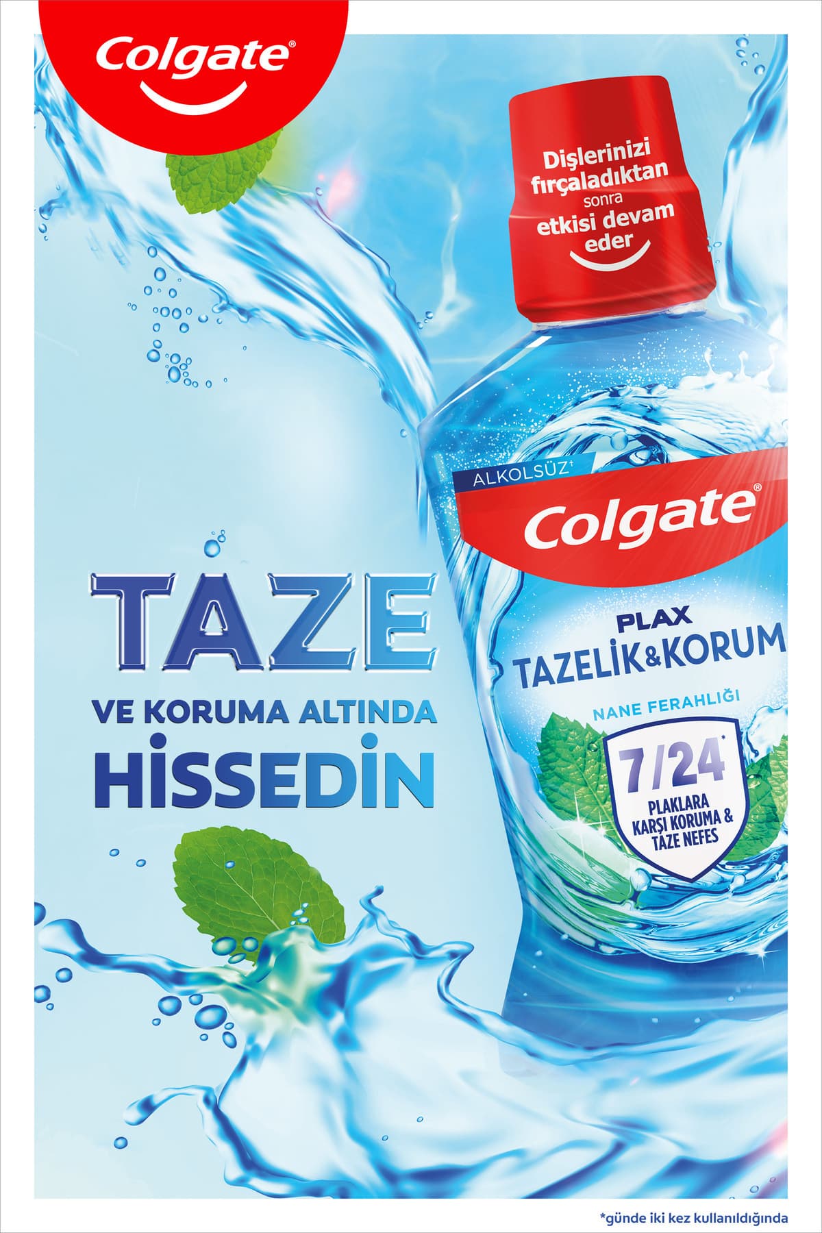 دهانشویه Colgate Plax با طراوت نعناع ضد پلاک 500 ml x2 دهانشویه Colgate Plax با طراوت نعناع ضد پلاک 500 ml x2
