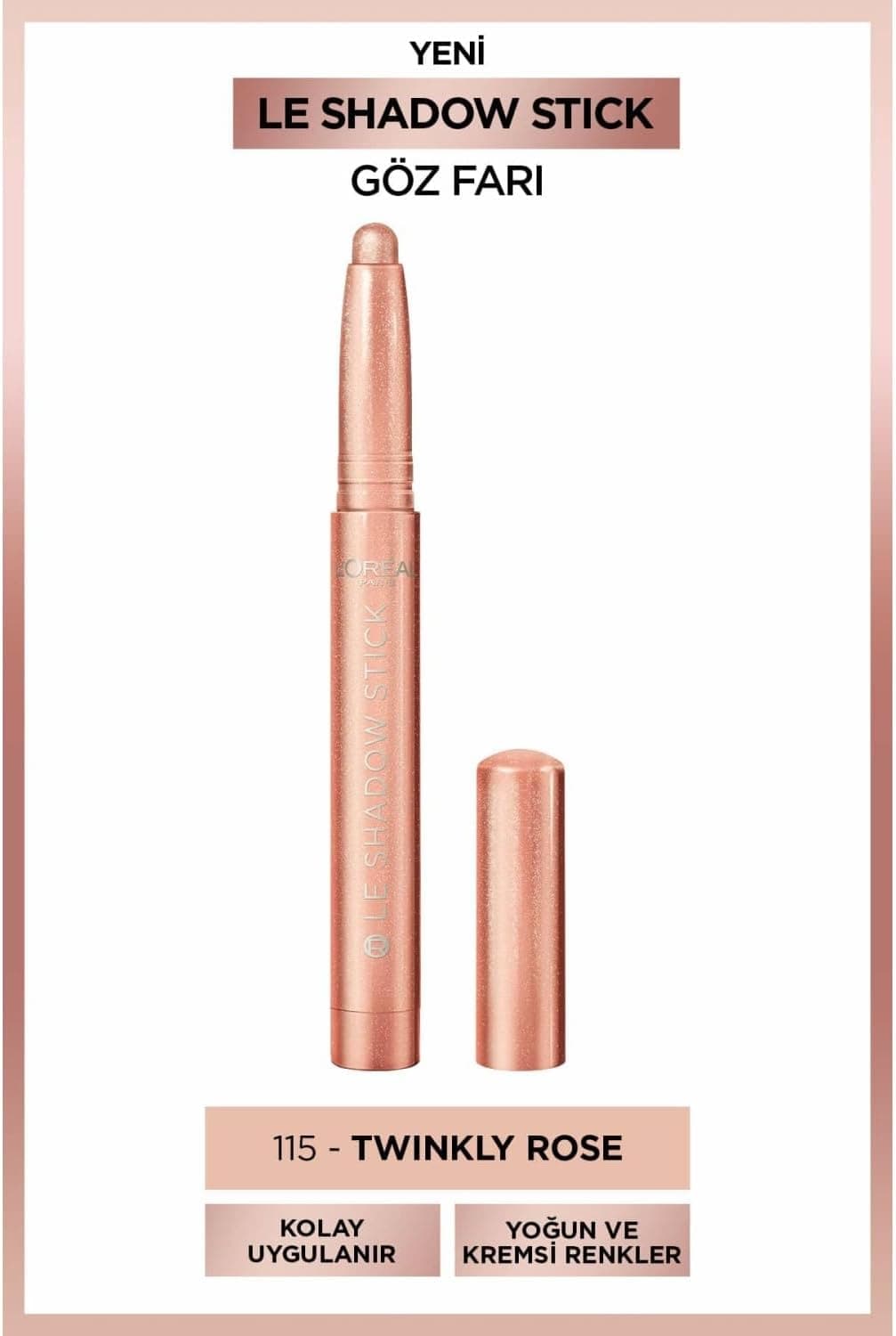 سایه چشم L'Oreal Paris Le Shadow Stick مدل 115 Twinkly Rose سایه چشم L'Oreal Paris Le Shadow Stick مدل 115 Twinkly Rose