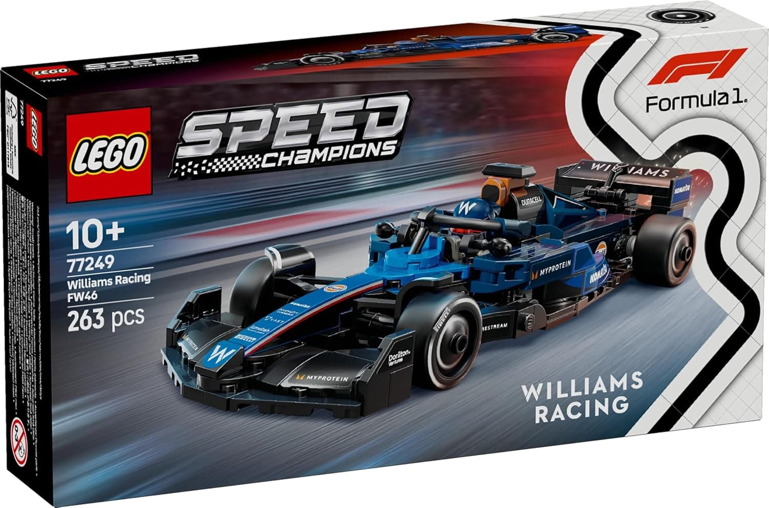 لگو ماشین مسابقه F1 سری Speed Champions تیم Williams Racing مدل FW46 کد 77249 لگو ماشین مسابقه F1 سری Speed Champions تیم Williams Racing مدل FW46 کد 77249