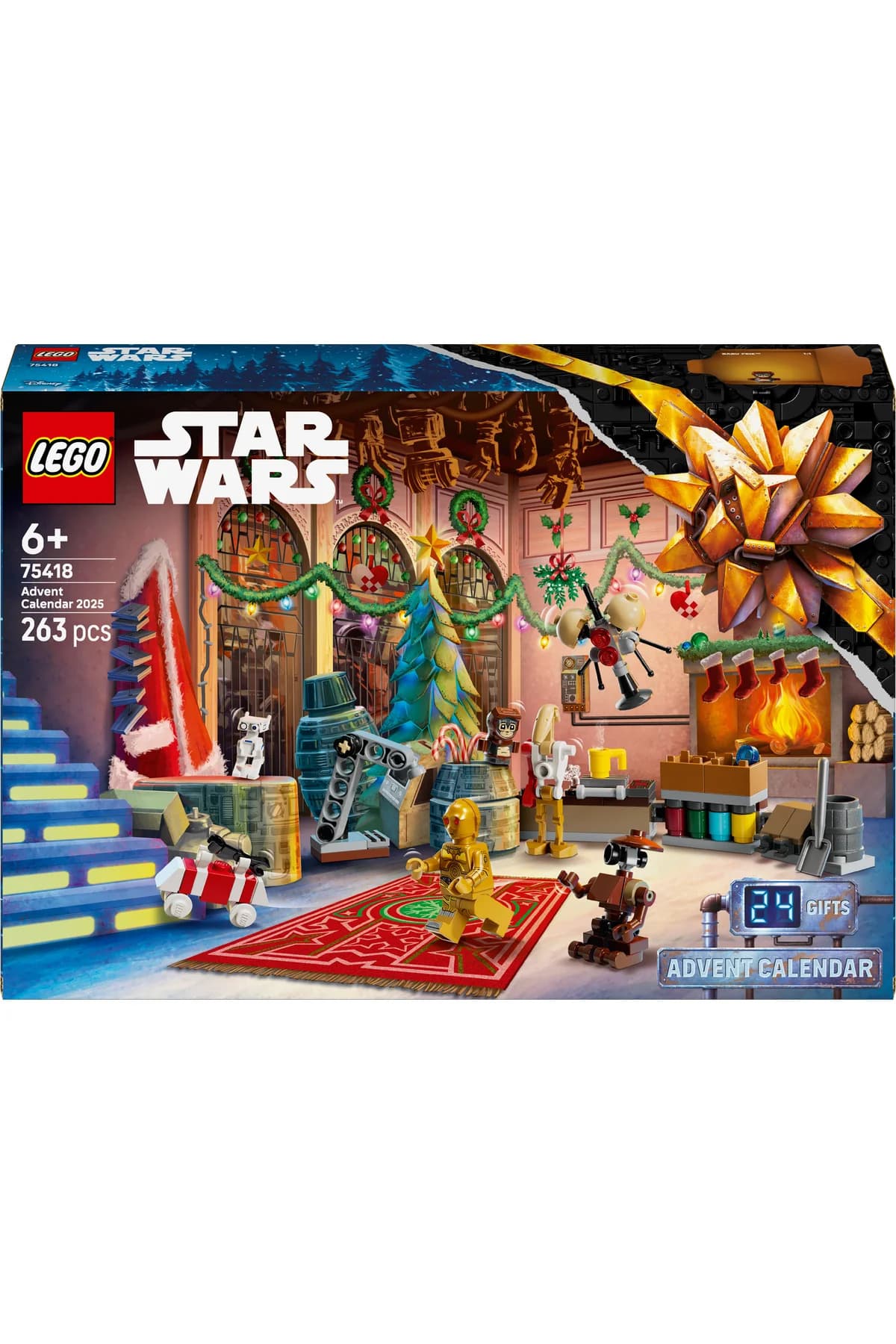 لگو Star Wars کودکان 6+ تقویم کریسمس 2025 مدل 75418 (263P) لگو Star Wars کودکان 6+ تقویم کریسمس 2025 مدل 75418 (263P)