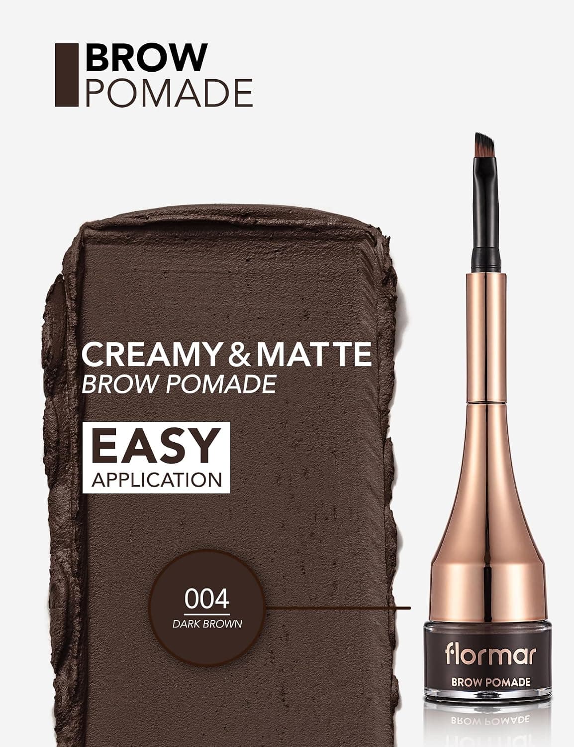 پامادِ ابرو Flormar با پیگمنت بالا و ماندگاری زیاد مدل 004 Dark Brown پامادِ ابرو Flormar با پیگمنت بالا و ماندگاری زیاد مدل 004 Dark Brown