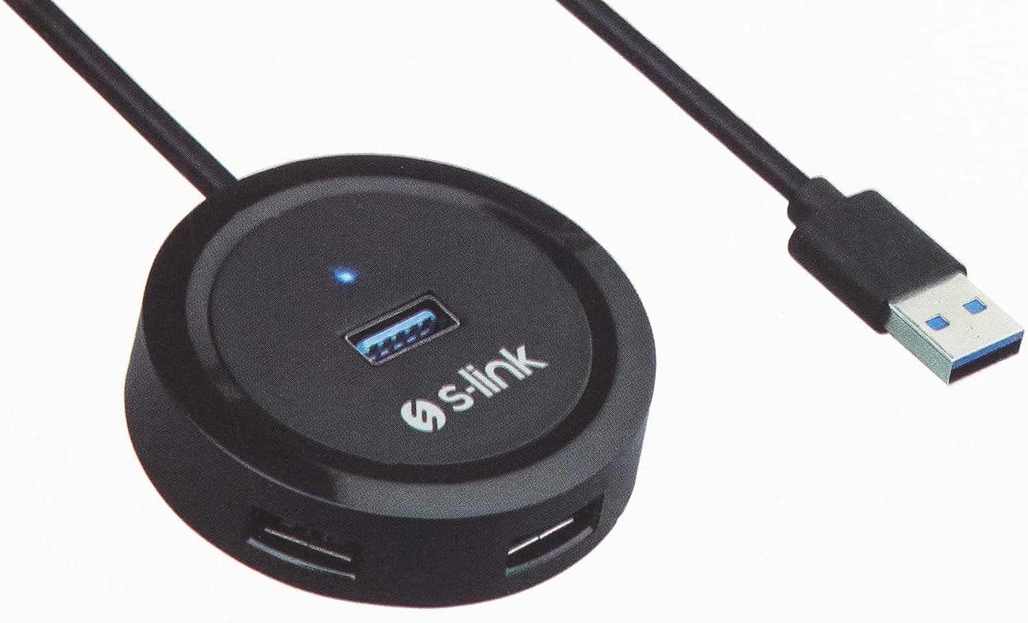 هاب USB 3.0 با 4 پورت S-Link خاکستری مدل SW-U300 هاب USB 3.0 با 4 پورت S-Link خاکستری مدل SW-U300