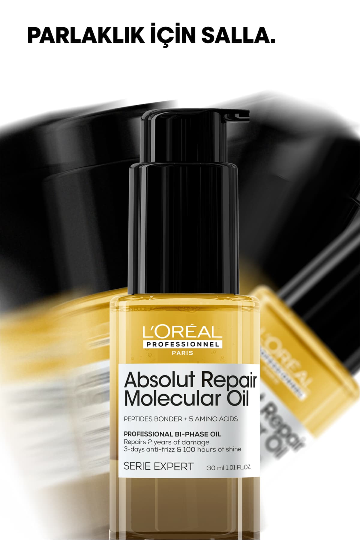 روغن مو حرفهای L'oreal Professionnel Serie Expert Absolut Repair Molecular دو فاز 30 ml روغن مو حرفهای L'oreal Professionnel Serie Expert Absolut Repair Molecular دو فاز 30 ml