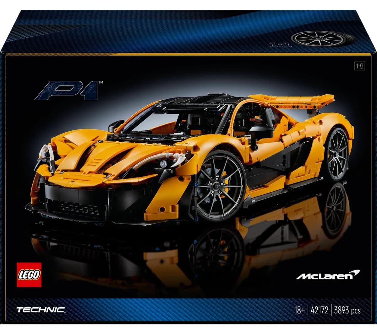 لگو Technic McLaren P1 مدل 42172 با 3893 قطعه 18+ لگو Technic McLaren P1 مدل 42172 با 3893 قطعه 18+