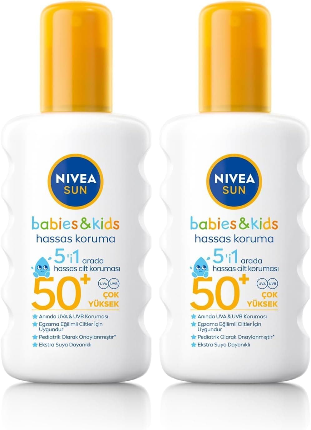 اسپری ضدآفتاب کودک و نوزاد NIVEA SPF50+ پوست حساس بدون عطر 200ml اسپری ضدآفتاب کودک و نوزاد NIVEA SPF50+ پوست حساس بدون عطر 200ml