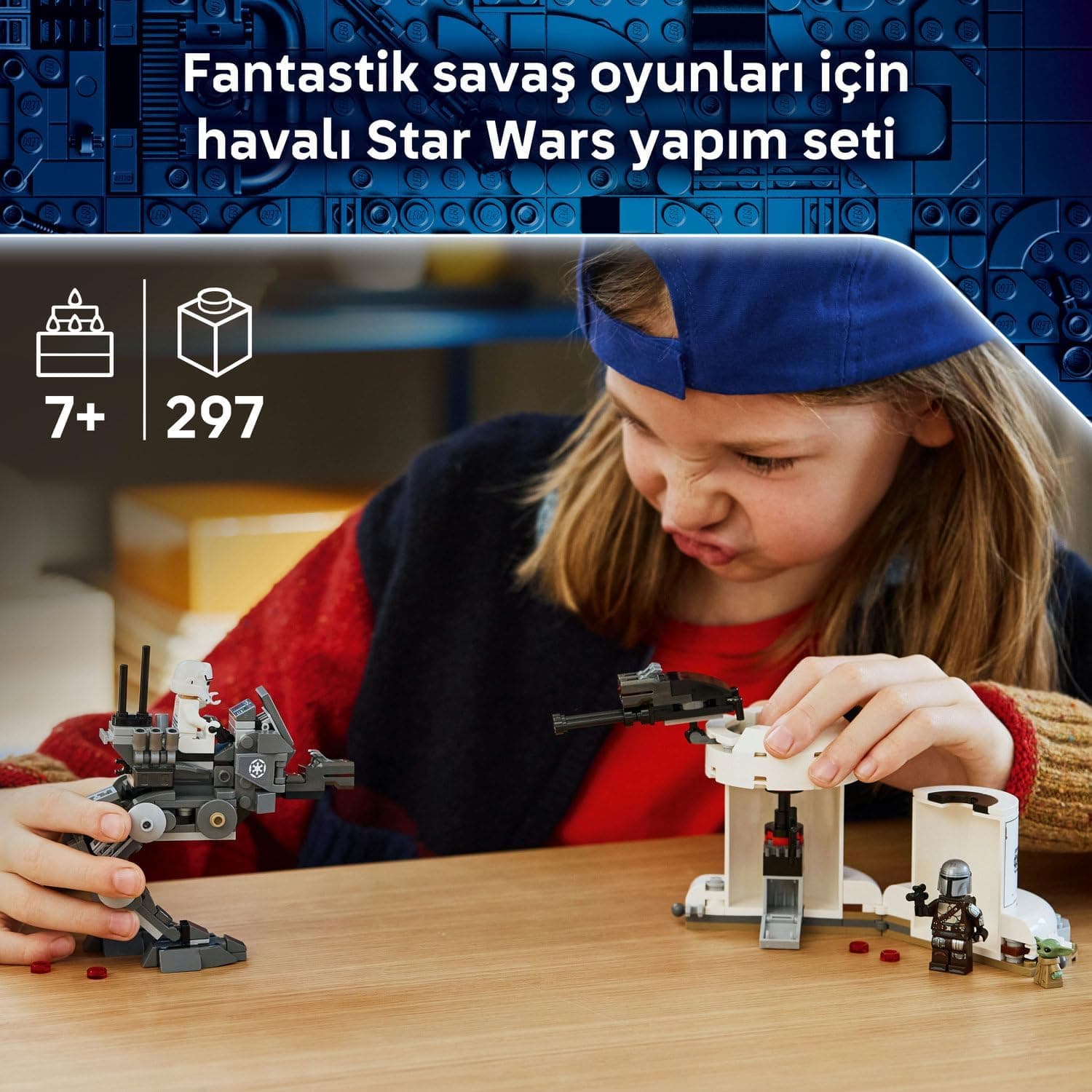 لگو Star Wars حمله AT-RT با Mandalorian و Grogu مدل 75444 لگو Star Wars حمله AT-RT با Mandalorian و Grogu مدل 75444