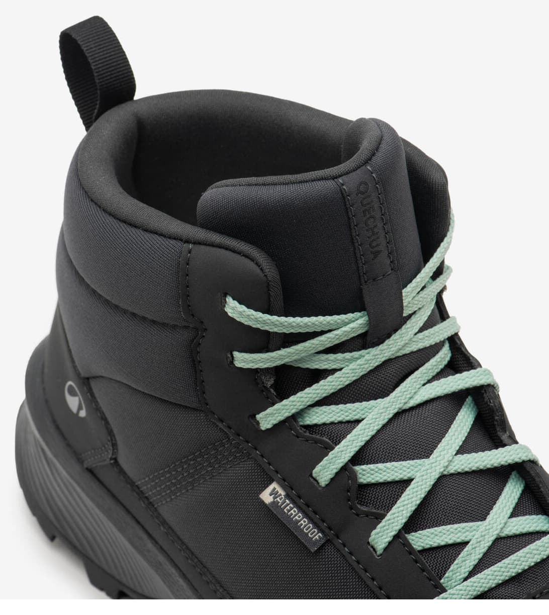 بوت زنانه Decathlon Quechua اوتدور ضدآب خاکستری مدل NH100 Mid WP بوت زنانه Decathlon Quechua اوتدور ضدآب خاکستری مدل NH100 Mid WP