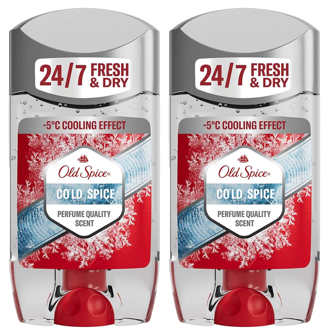 ژل شفاف ضدتعریق Old Spice Cold Spice 70ml x2 ژل شفاف ضدتعریق Old Spice Cold Spice 70ml x2