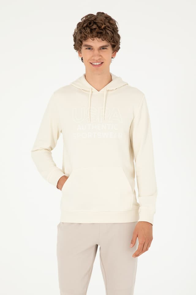 سوئیشرت مردانه U.S. Polo Assn. کرم مدل 50293439-VR071 سوئیشرت مردانه U.S. Polo Assn. کرم مدل 50293439-VR071