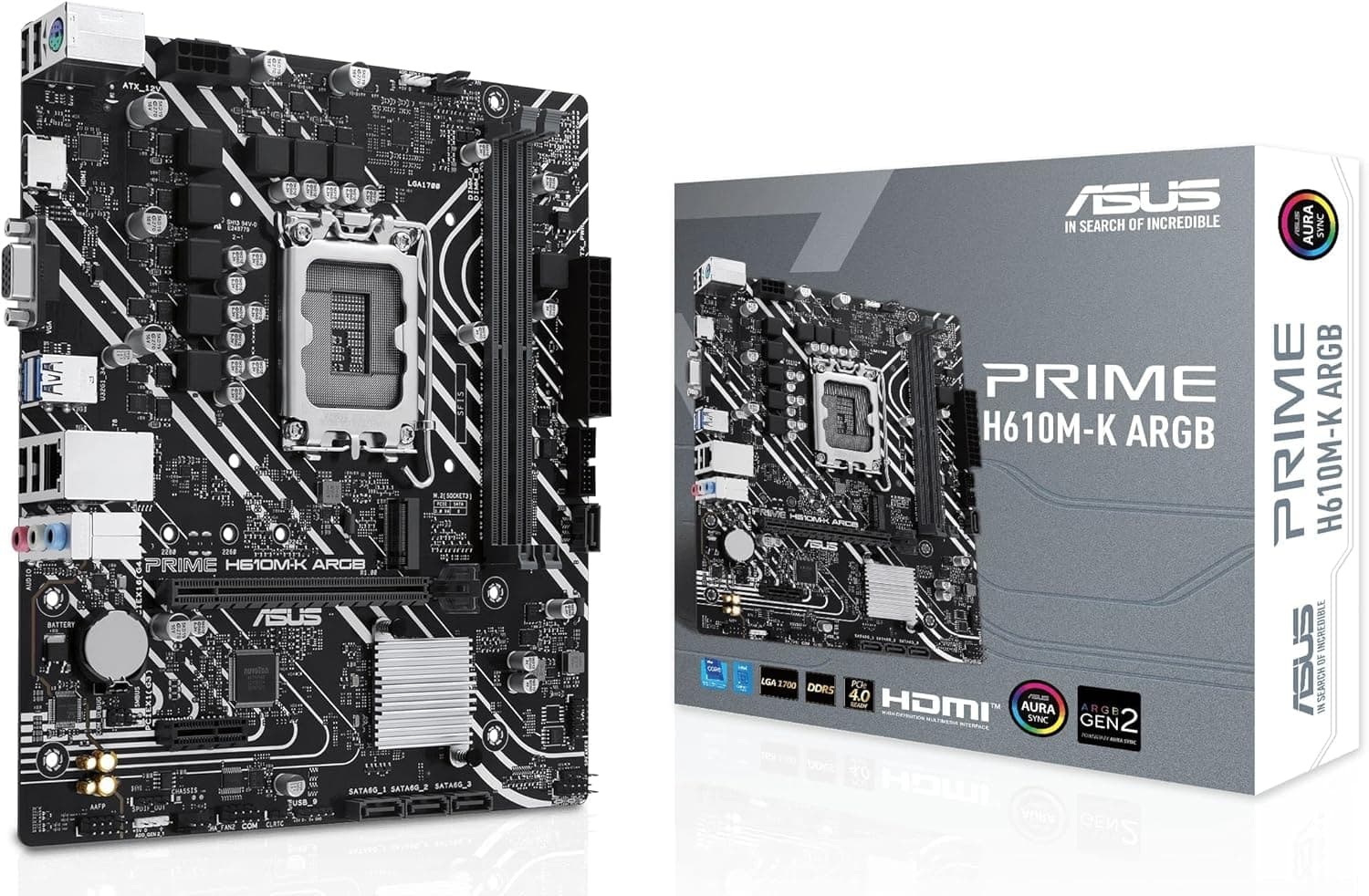 مادربرد ASUS PRIME H610M-K سوکت Intel LGA1700 فرم فاکتور mATX مادربرد ASUS PRIME H610M-K سوکت Intel LGA1700 فرم فاکتور mATX