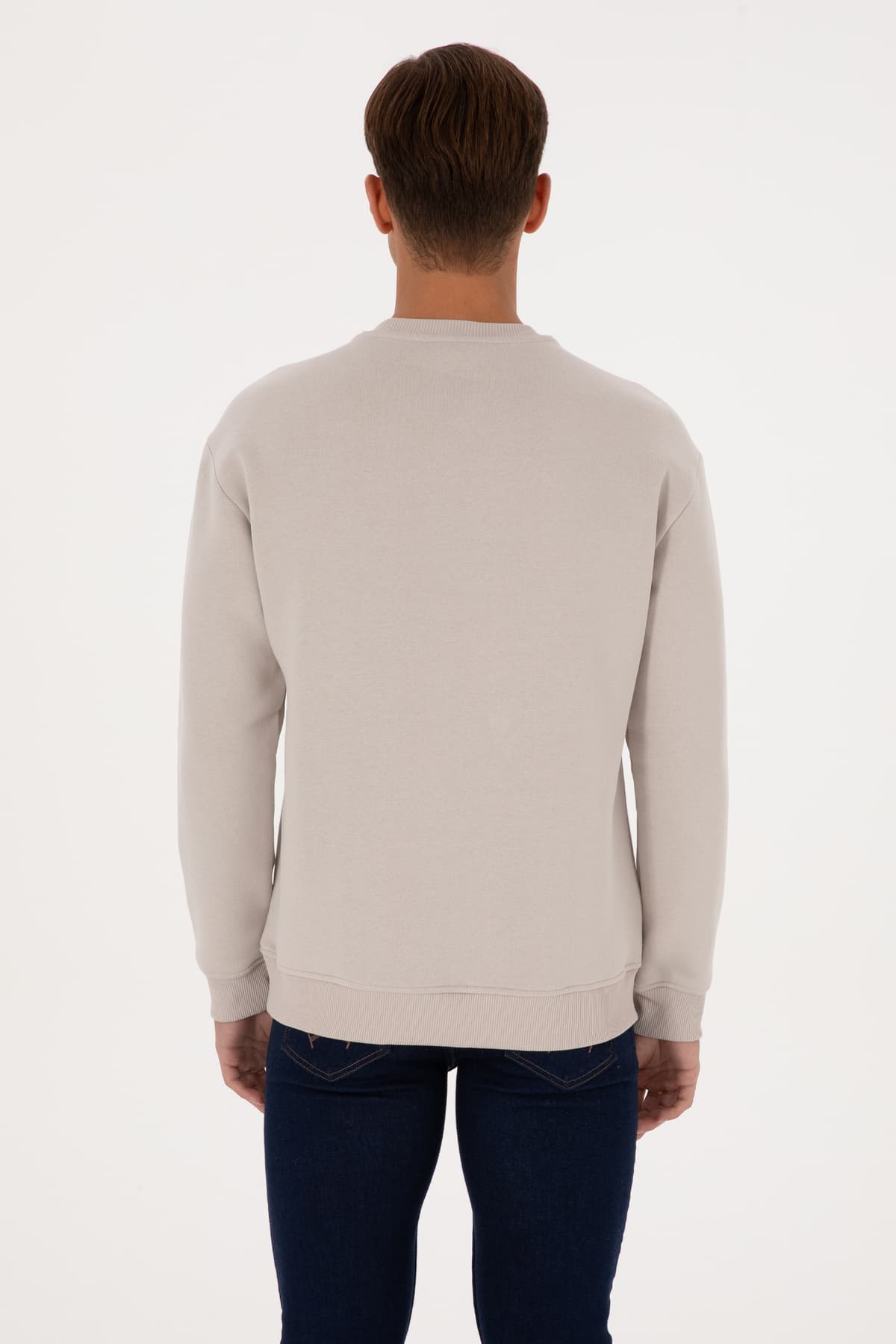 سوئیشرت مردانه U.S. Polo Assn. فیت راحت یقه گرد شاردوندار سنگی Basic مدل 50313757-VR049 سوئیشرت مردانه U.S. Polo Assn. فیت راحت یقه گرد شاردوندار سنگی Basic مدل 50313757-VR049