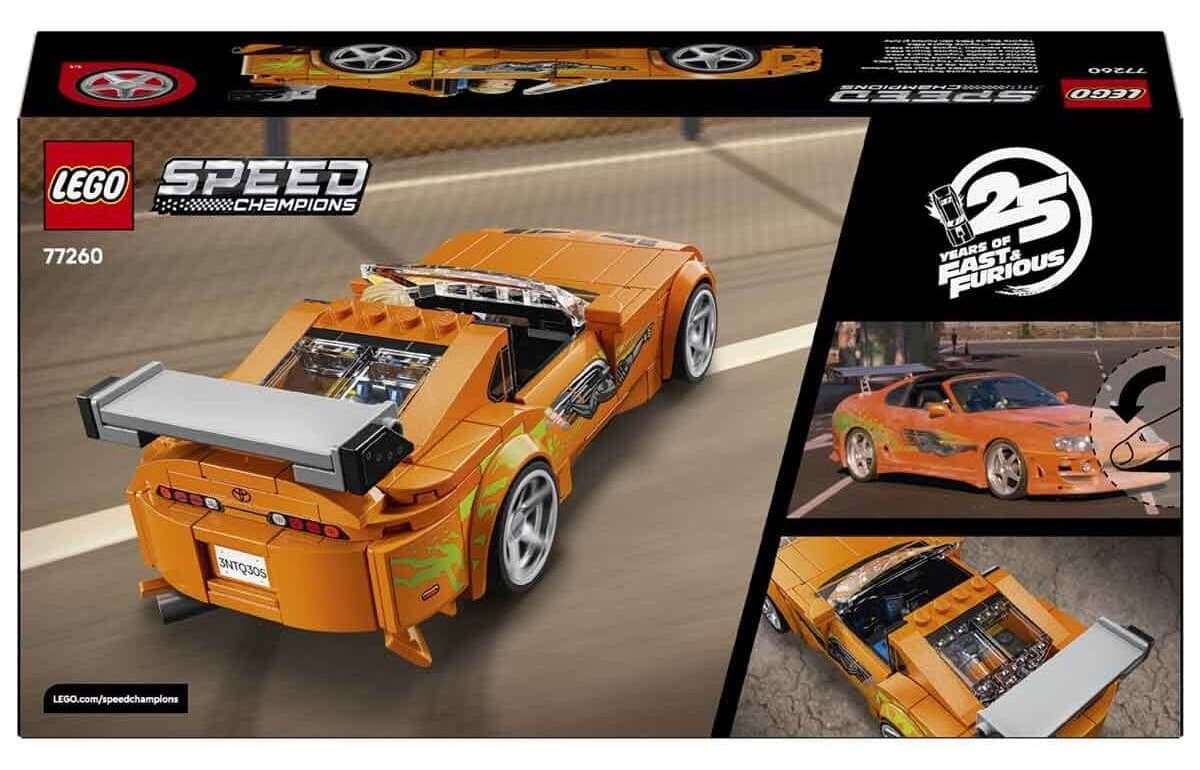 لگو 77260 Speed Champions Toyota Supra MK4 لگو 77260 Speed Champions Toyota Supra MK4