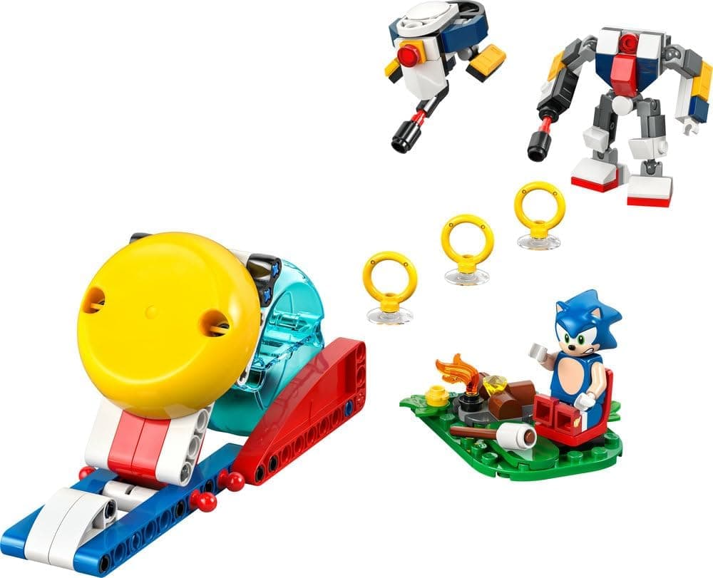 لگو Sonic the Hedgehog Sonic's Campfire Clash مدل 77001 لگو Sonic the Hedgehog Sonic's Campfire Clash مدل 77001